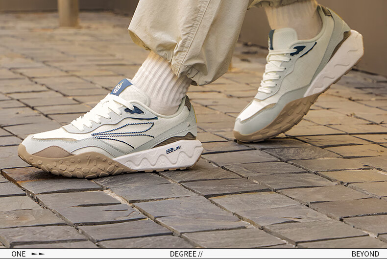 361° Men's Sports Shoes, Suobing 2 Spring And Summer Breathable Retro Thick-Soled Casual Dad Shoes for Men, 672446763 11