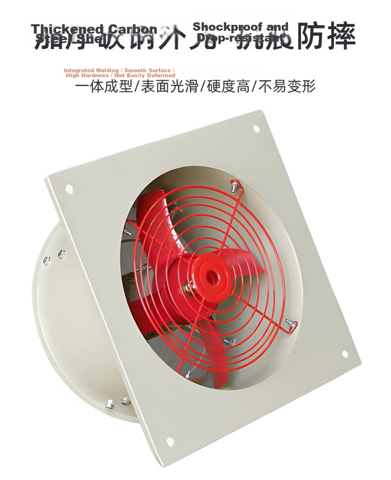 Ding Tong Feng Explosion-Proof Exhaust Fan Industrial Explosion-Proof Ventilator Flameproof Explosion-Proof Fan 220V BFAG-300 3