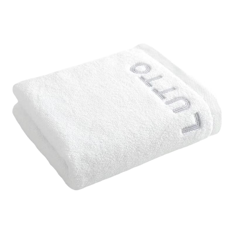 Grace Class A Xinjiang Pure Cotton Towel, 120g Thickened, Lint-Free, for Bathing And Face Washing, Absorbent Quick-Drying Pure Cotton Towel, White