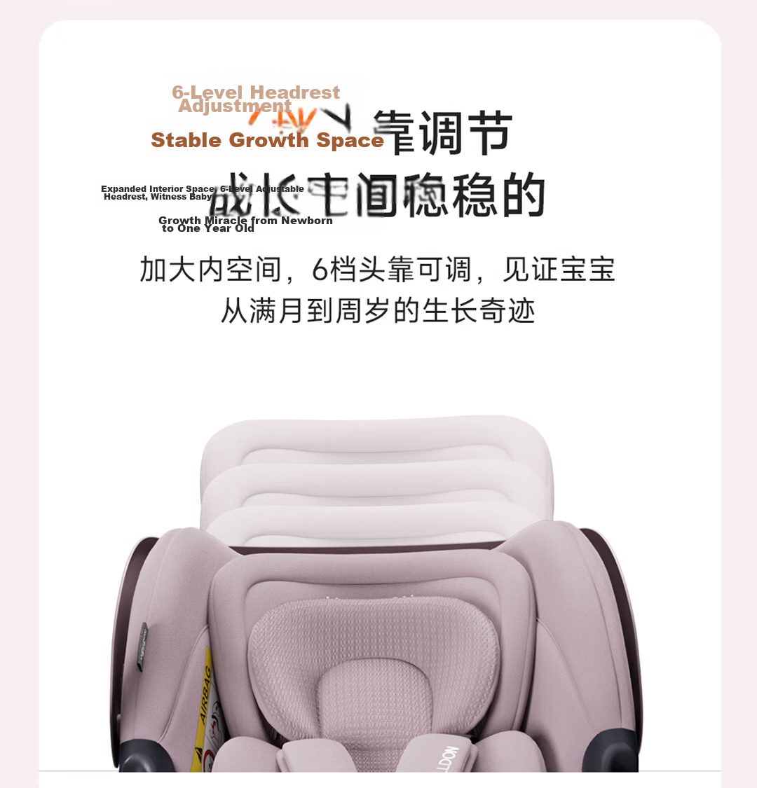 Welldon Little Crown 3 New National Standard Infant Car Seat Carrier 0-15 Months Newborn Baby Special Seat 12