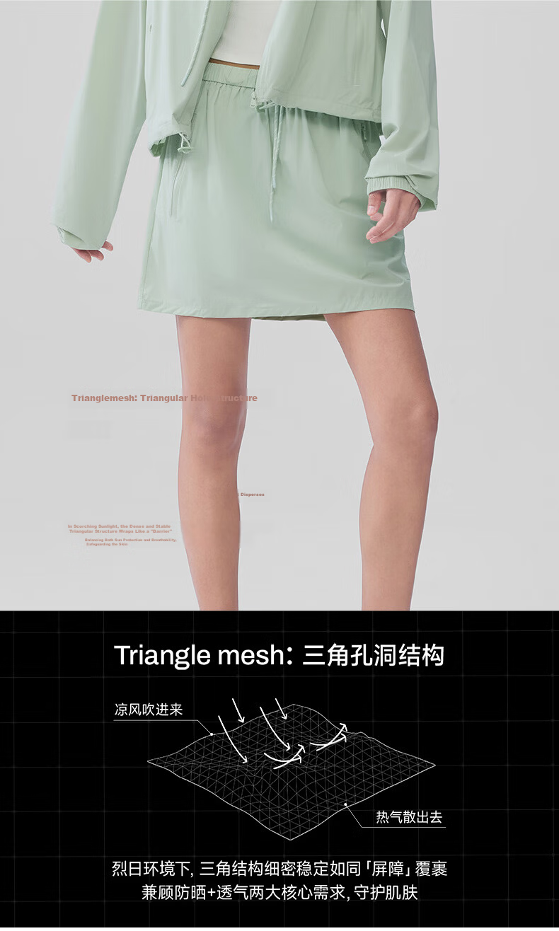 Moxun [Zhao Lusi Same Style] Vintage Sports Sun Protection Jacket Unisex Cooling UV Protection Shirt 9