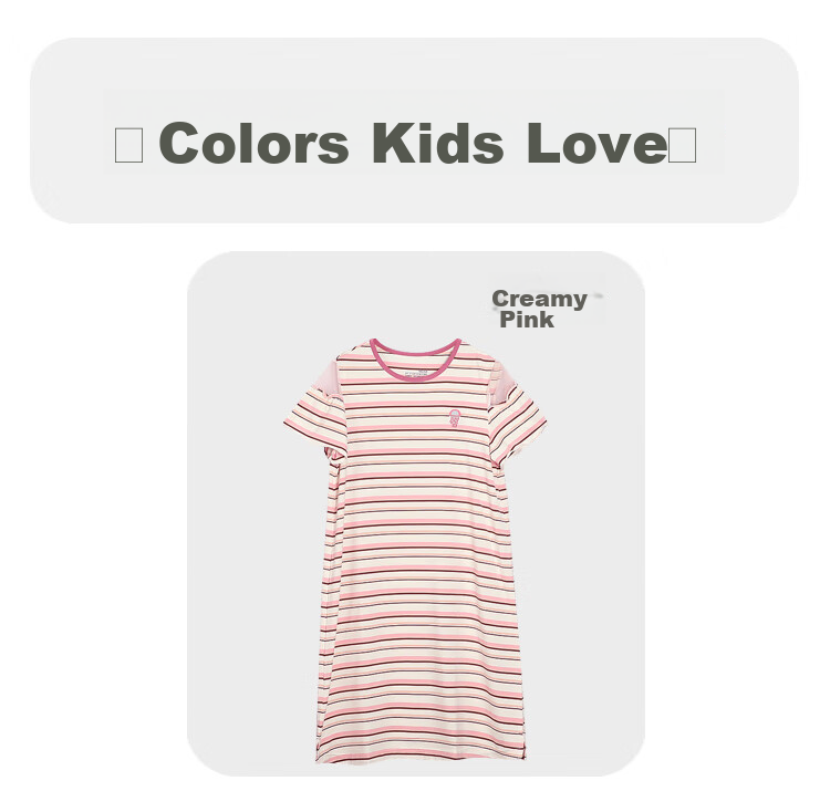 Hodohome [Same As in Mall], Children's Pajamas, Girls' Modal Cool-Feeling Short-Sleeve Loungewear, Air Conditioning Wear, 366, 130 36