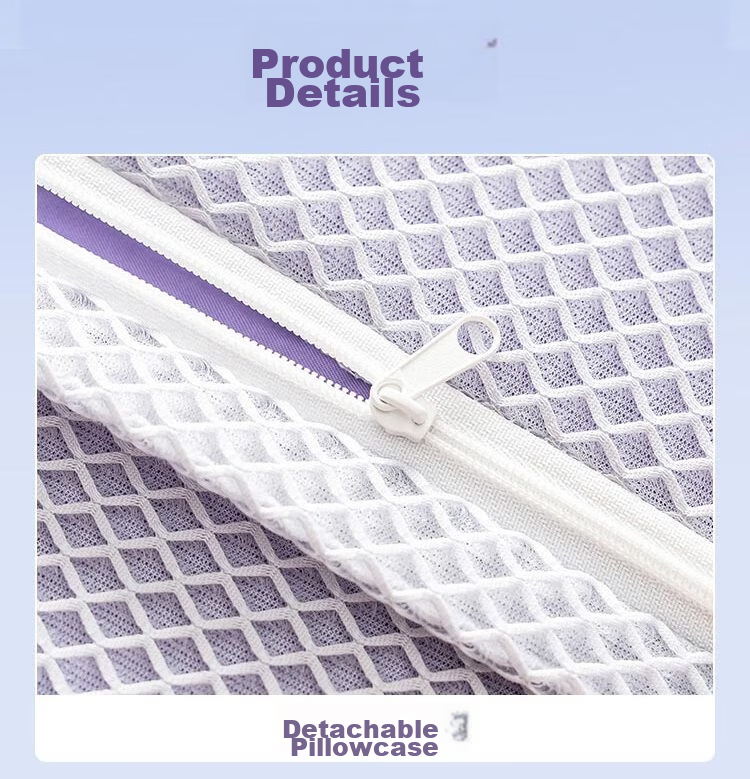 JD Jingzao TPE Cloud Pressure-Relief Pillow Deep Sleep Encrypted 1340 Grid Pillow Core Class A Washable Wave Design 15