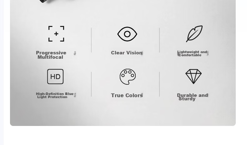 Mr.PuTian Reading Glasses for Men And Women, Anti-Blue Light, Bifocal Integrated Lens, Smart Auto-Focus Reading Glasses, Wearable While Walking 9