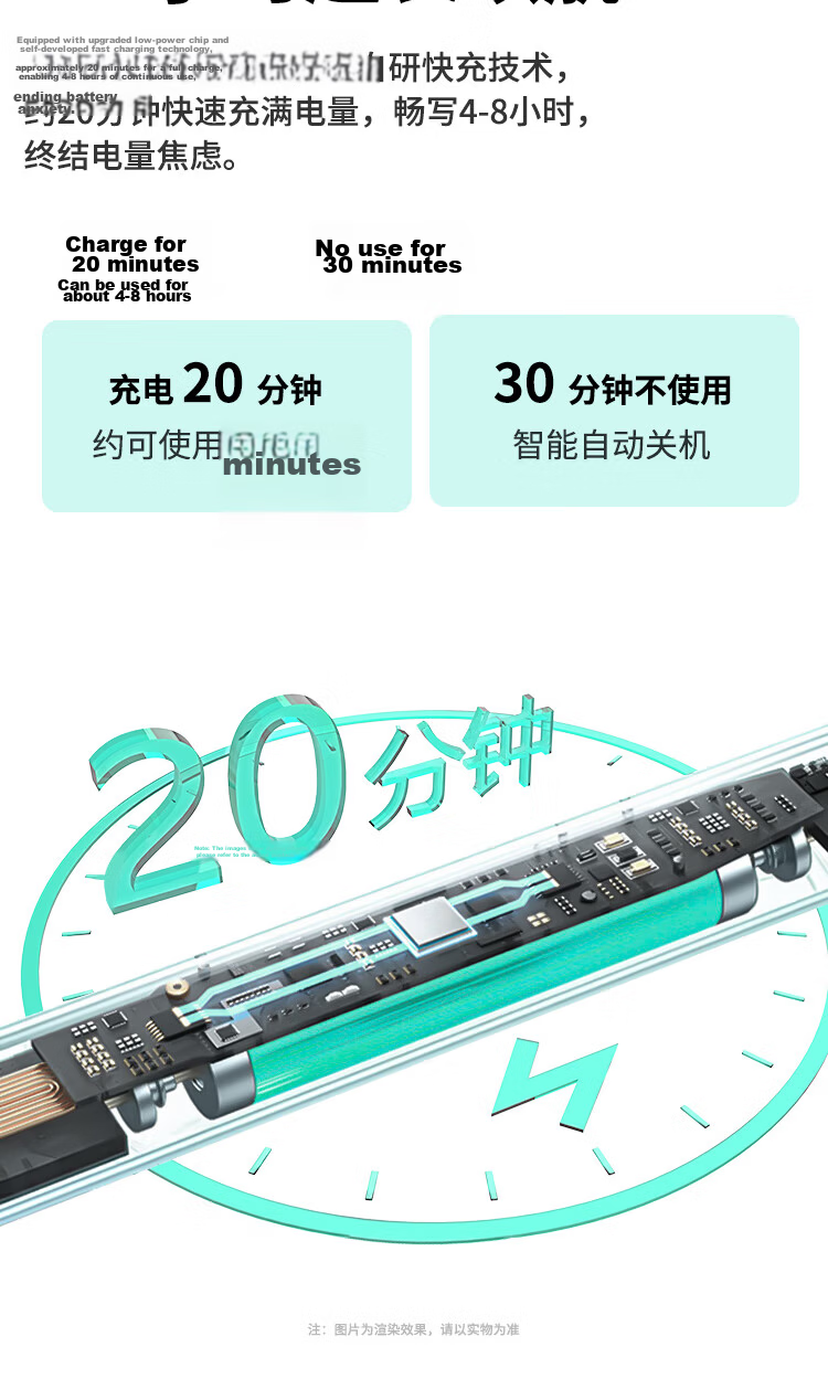ESCASE Magnetic Stylus Pen Holder for Huawei MPencil 3rd Gen MatePad Mini 11.5S Pro 13.2 12.2 Air Capacitive Touch Pen TP09 5