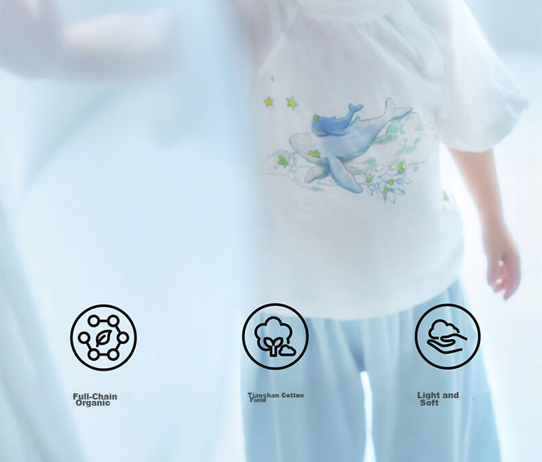 Babycare Organic Cotton Short Sleeve Baby Lightweight T-Shirt Boys Girls Soft Breathable Light Apricot 120 3