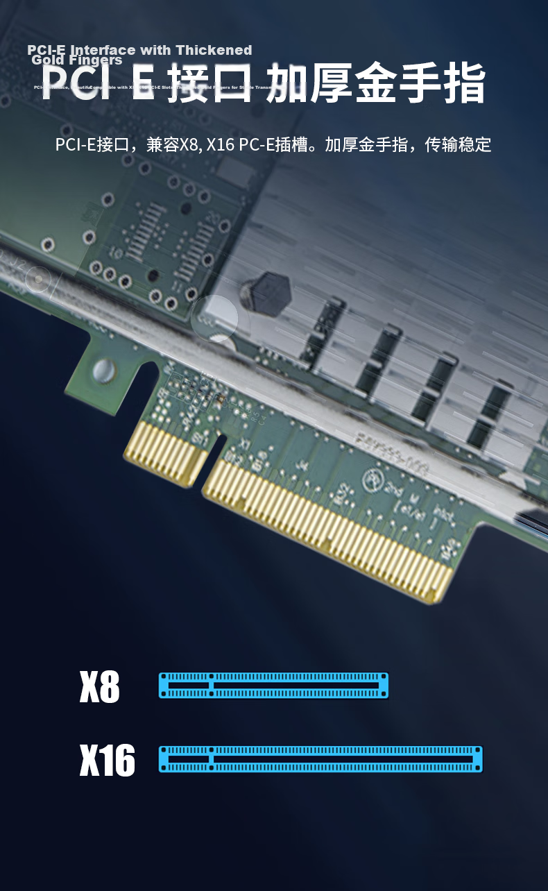 10G Ethernet Network Card with Intel X550-T1 Chip PCI-e X4 RJ45 Single Port for Data Center Servers 7