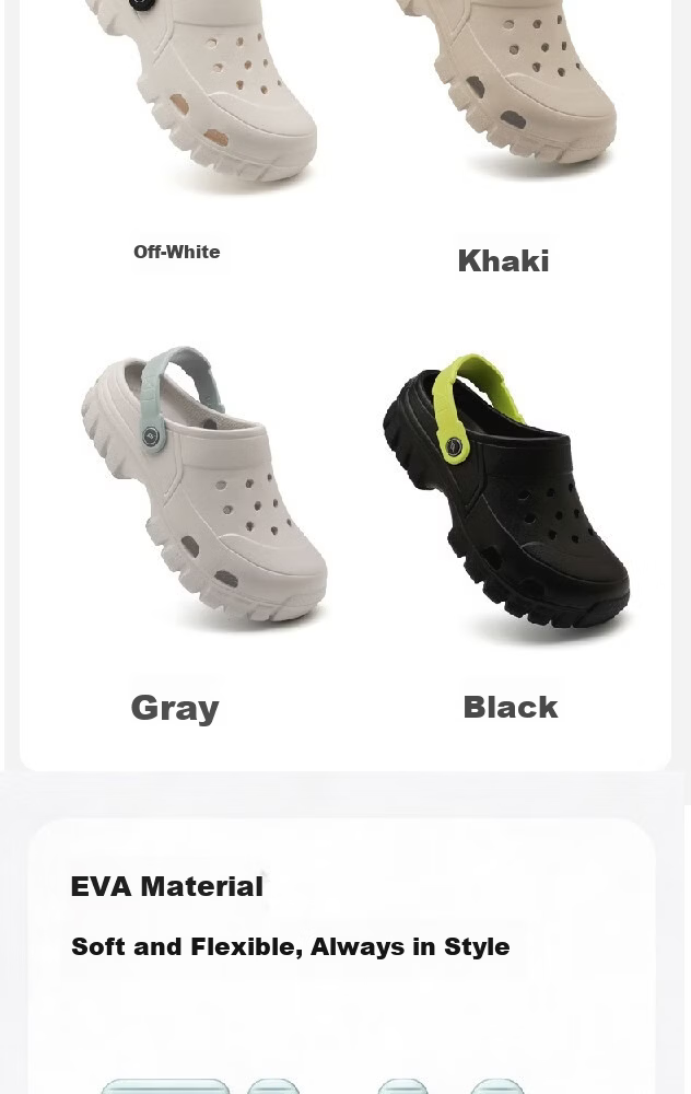 Huamei Comfortable Walking Sandals, Breathable Ventilated Open-Toe, Anti-Collision, Anti-Slip, Odor-Resistant, Quick-Dry Slippers HM2656 Off-White Size 42-43 5