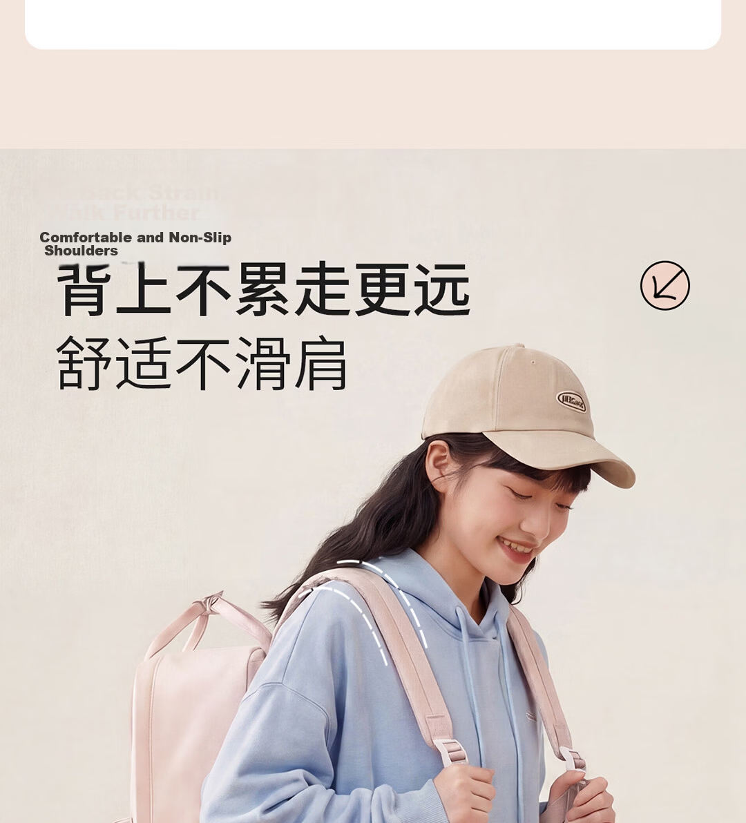 JINSHIWQ Women's Backpack Laptop Bag Lightweight Commuter High-Style College Student Casual Travel School Bag for Middle and High School Students 11