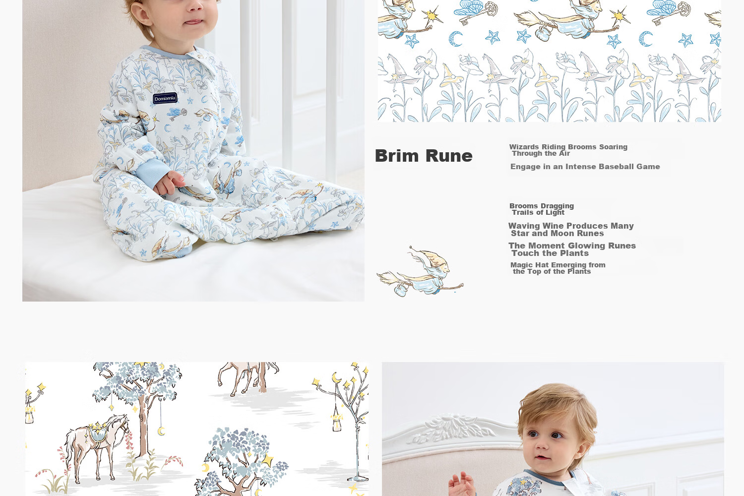 DOMIAMIA Baby Sleeping Bag All-in-One Four Seasons Universal 2-in-1 Anti-Kick Quilt Six-Layer Gauze Plush Rabbit M 20-24℃ 40