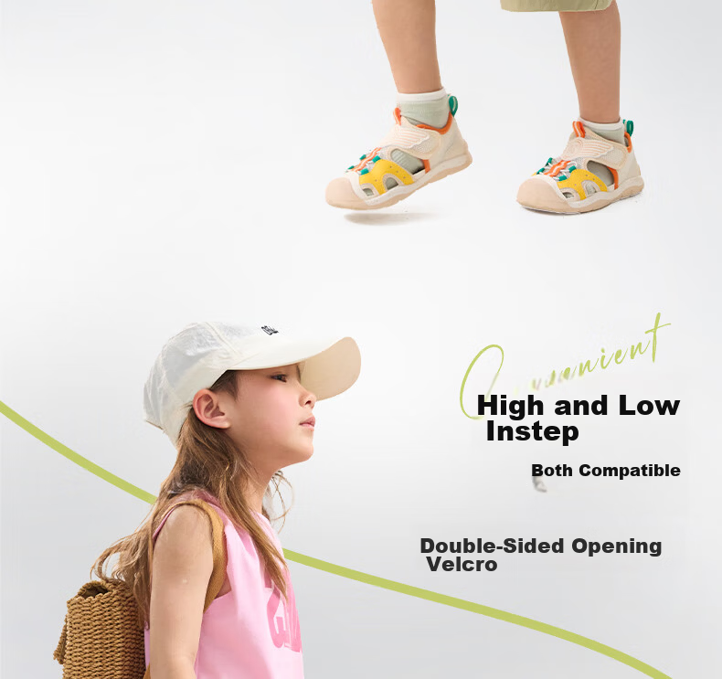 Caterpillar Baby Toddler Walking Shoes 2025 Summer New Functional Non-Slip Durable Breathable Children's Sandals Mesh Shoes X5BE009 7