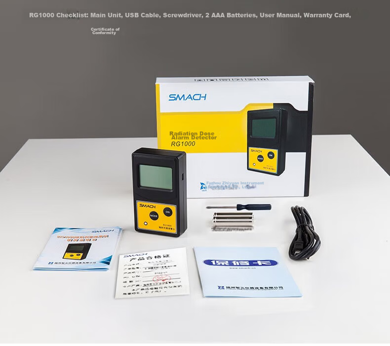 SMACH RG600 Nuclear Radiation Detector Ionizing Radiation Personal Dosimeter Alarm Geiger Counter 17