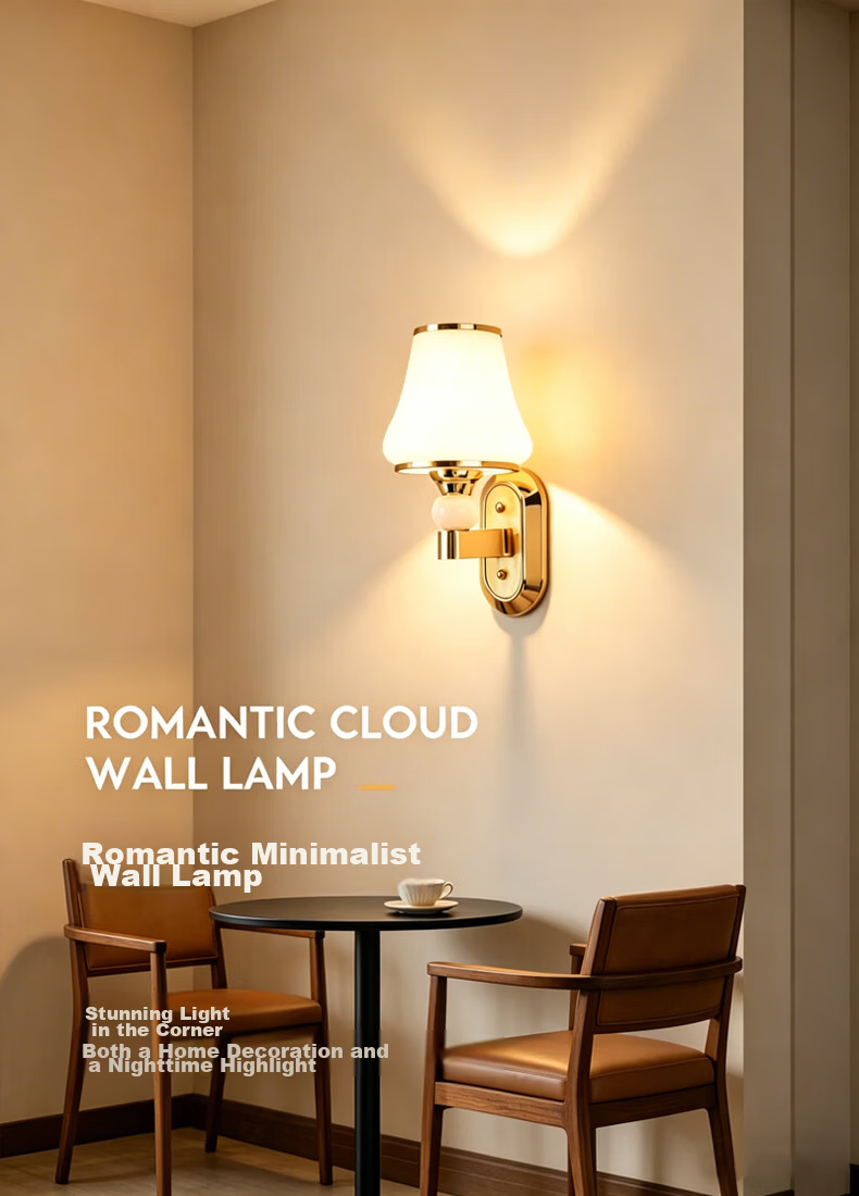 Dengling White Wall Lamp Modern Minimalist Creative LED Wall Light for Bedroom Living Room Background Wall Stairway Corridor Balcony 1