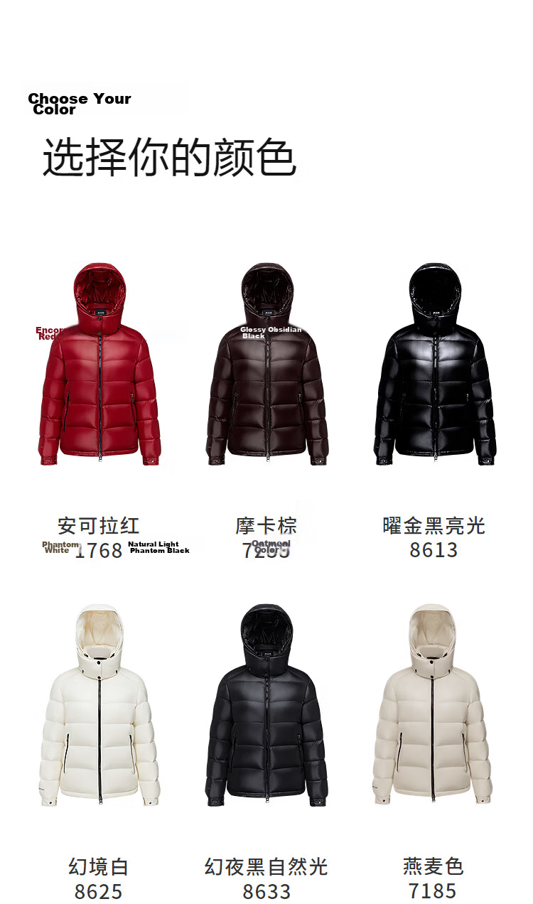 Bosideng 90% Goose Down Off-Season Unisex Puffer Thickened Versatile Winter Jacket Mall Edition 21