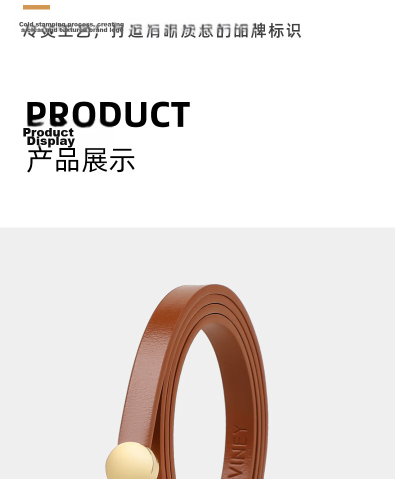 Viney Genuine Leather Women's Belt Waistband for Pants and Skirts Adjustable Waist Belt Birthday Gift for Wife and Girlfriend 11