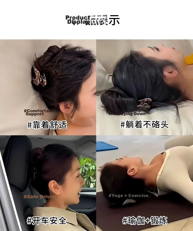Meifuyu Curved Abalone Hair Claw Tortoiseshell Straight Duckbill Hair Clip Flat Bun Hairpin MF8292 12