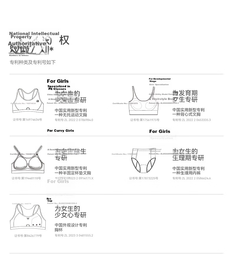 AIMER JUNIOR Girls' Developmental Antibacterial Milk Skin Patent Breathable Cup Stage 2 Short Vest Heather Gray 160 18