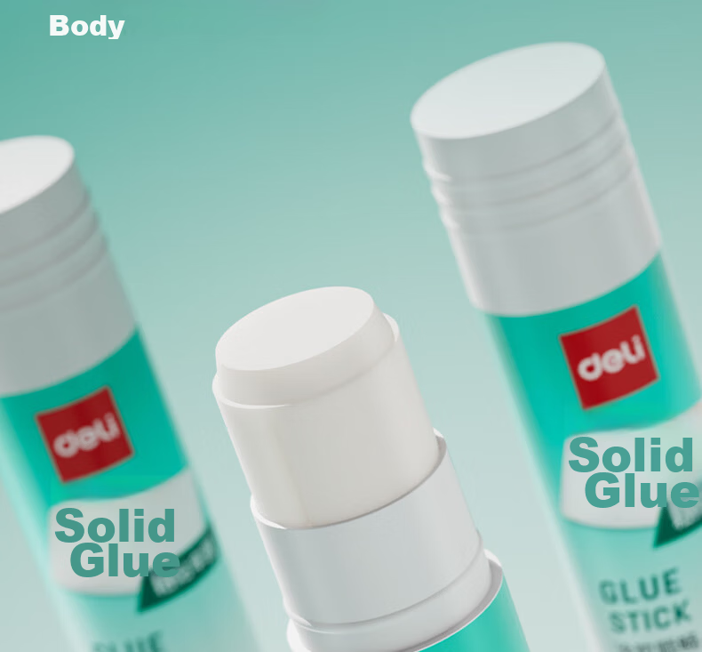Deli 15g High Viscosity PVP Solid Glue Stick, Formaldehyde-Free, Quick-Drying, Durable, Strong Adhesive, Student Stationery, 12-Pack, Office Supplies 6