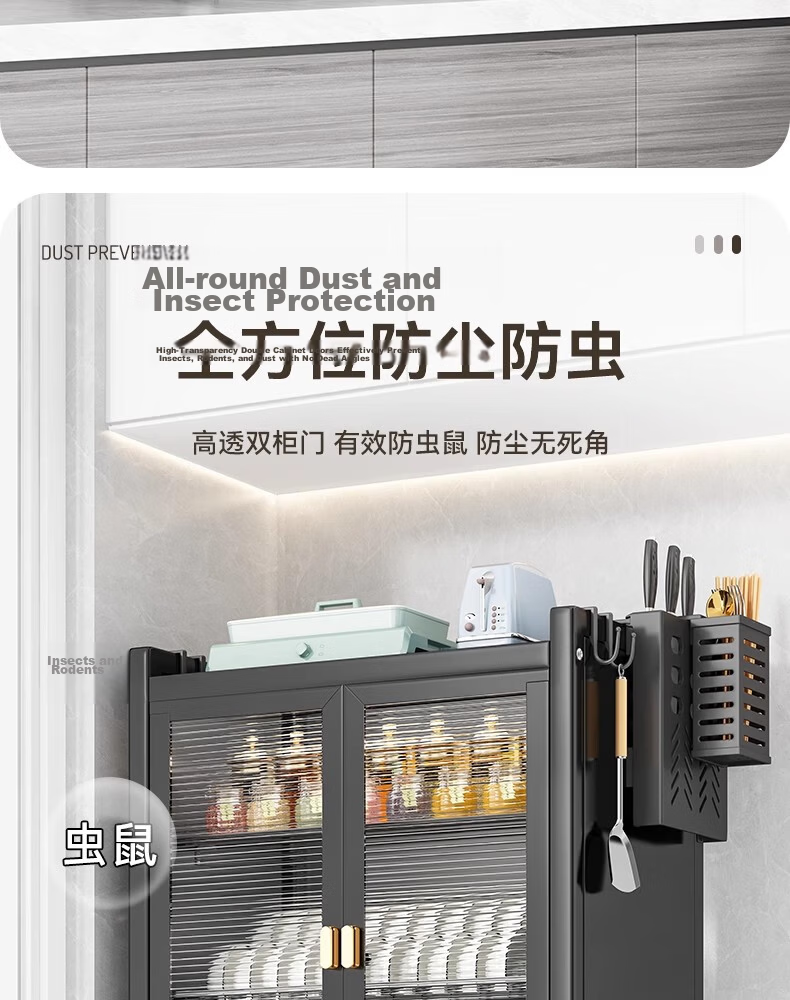Shunyou Kitchen Dish Rack Countertop Storage Box Bowl Plate Chopsticks Organizer Draining Bowl Cabinet SY-1361 6
