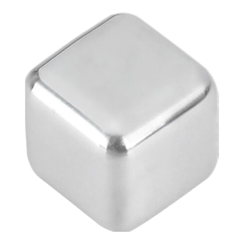 BJ 316 Stainless Steel Ice Cube Tray, Whiskey Ice Cube Mold, Metal Ice Cube Tray, Four-Piece Set