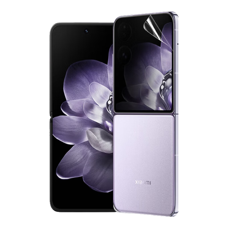 Smorss Privacy Screen Protector for Xiaomi MIX Flip, Foldable Hydrogel Film, Non-Tempered, Full Coverage Anti-Peeping, Drop-Resistant, Anti-Fingerprint Front Outer Screen Protector
