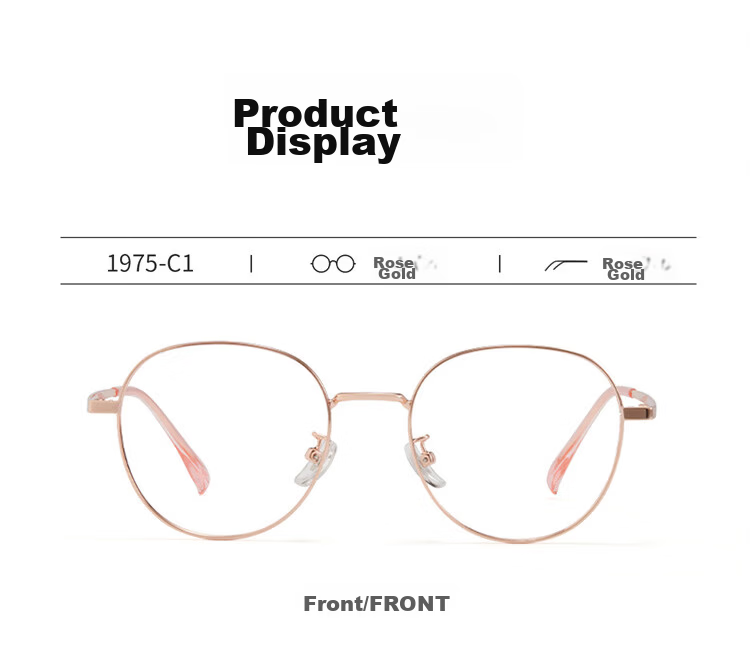 Sopar Reading Glasses for Women Anti-Blue Light Middle-aged and Elderly Presbyopic Glasses 1975 Rose Red Gold 200 Degree 16