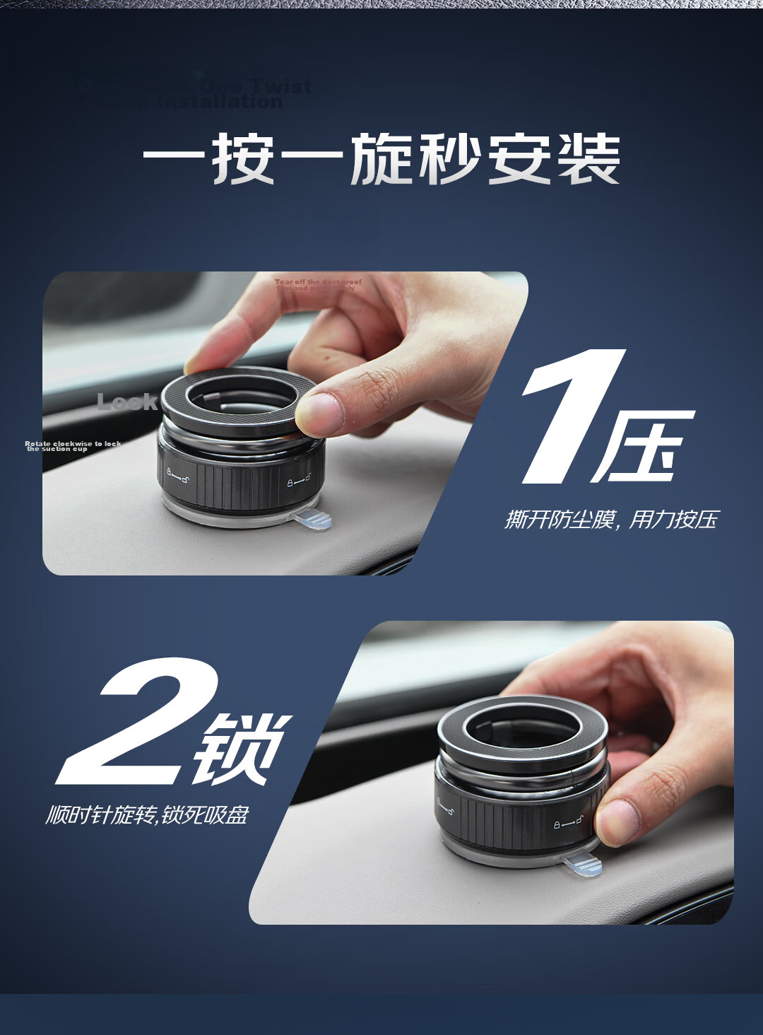 Deli Car Phone Holder Magnetic Flexible Foldable 360-Degree Adjustable Strong Magnetic Adsorption Universal for All Models 6