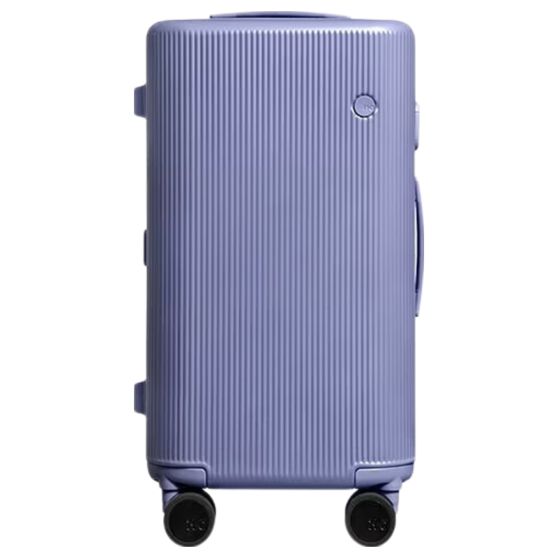 ITO "Luyu Xiao's Choice" Pistachio 2 Trunk Digital Purple 20-Inch Carry-On Luggage Suitcase with Wheels
