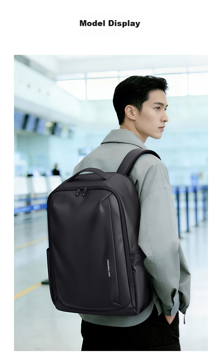 GOLF Men's Backpack 15.6/16 Inch Laptop Bag Huawei Business Travel Casual Backpack 12