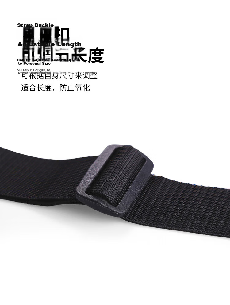 D'Addario PWS100 Canadian Imported Polypropylene Acoustic Electric Guitar Strap Black 4
