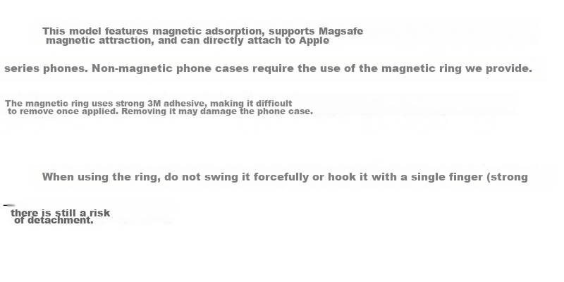 Pinkson Double-Sided Magnetic Phone Holder Kevlar Double-Sided Ring Buckle MagSafe Back Sticker New Apple 16/17 iPad Tablet Desktop Portable Live Streaming Strong Adhesion 1