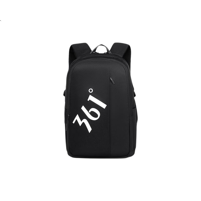 361° Backpack 2025 New Large Capacity School Bag Outdoor Sports Casual Laptop Bag Black