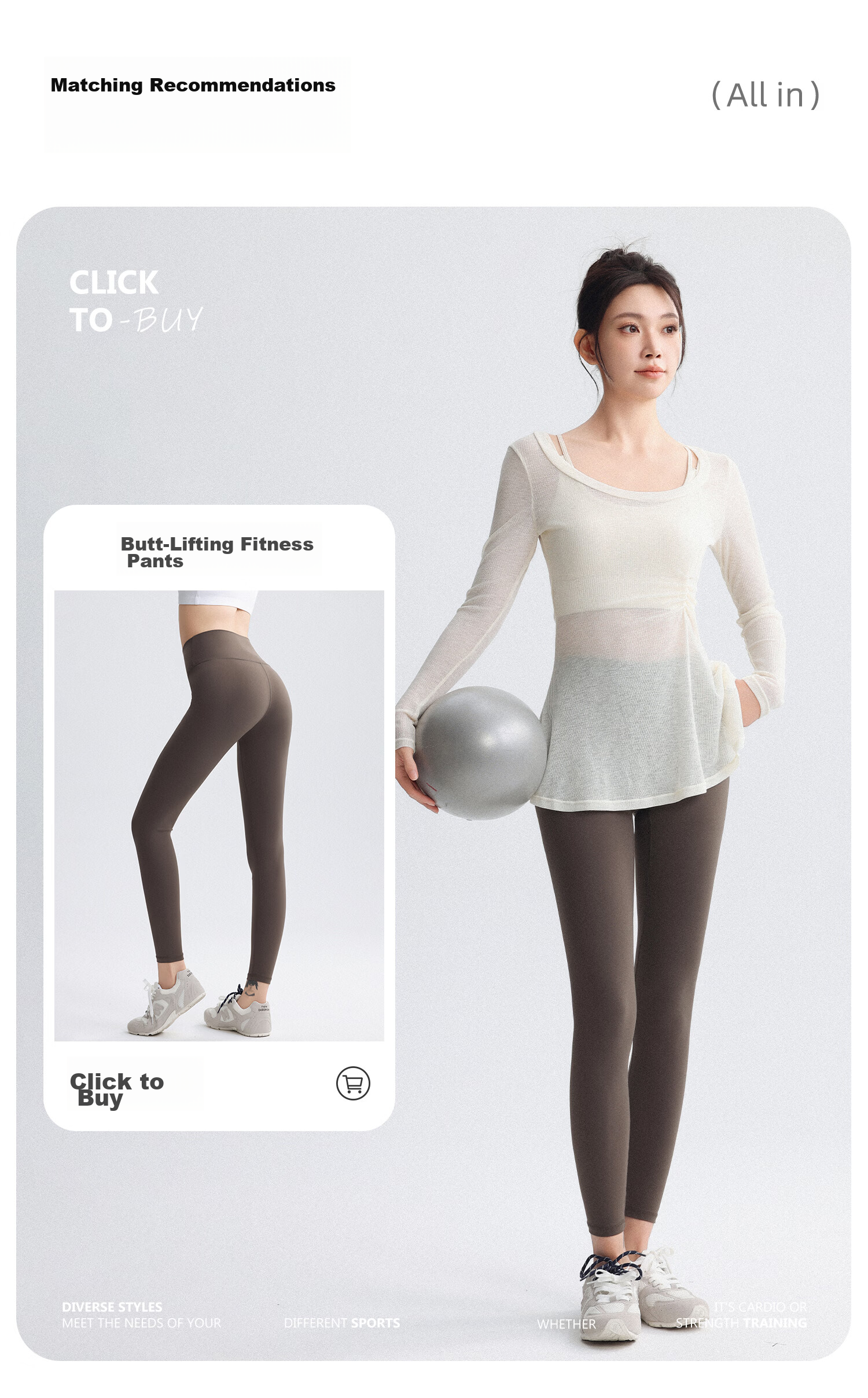 DRUR High-End Plus Size Loose Yoga T-Shirt Cover-Up Women's Outerwear Innerwear High-Intensity Training One-Piece Sports Bra 19