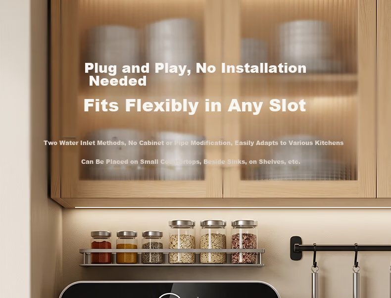 Midea [Kaiduo Desktop M10 Max] Dishwasher, 85°C Hot Air Drying, First-Class Water Efficiency, High-Temperature Sterilization, Double-Layer Basket, Home Use, Small Size, No Installation Required 3