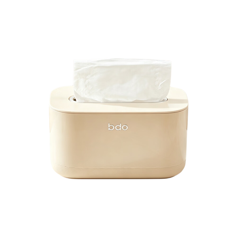 BDO Tissue Box, Living Room Coffee Table Dining Table Desktop Tissue Holder with Spring, Paper Towel Dispenser for Office And Bedroom Desk