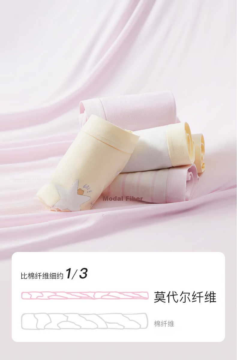 Like uu [Recommended by Zhu Dan] Children's Underwear Boys and Girls A-Class Modal Briefs/Boxer Shorts Student Development Period Underwear 16