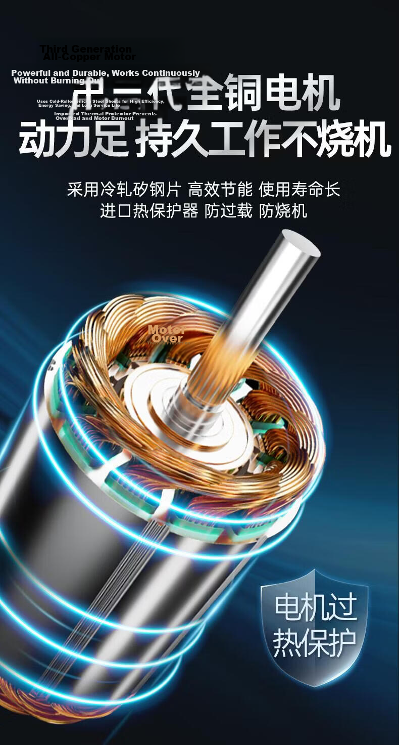 New Territory Full Aluminum Body Submersible Pump 220V High Efficiency Energy Saving High Flow High Lift Household Water Pump Irrigation Pump 10