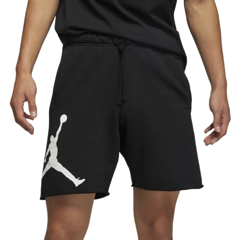 Jordan Men's Air Jordan Logo Breathable Training Basketball Shorts DV5028-010 Black White XL