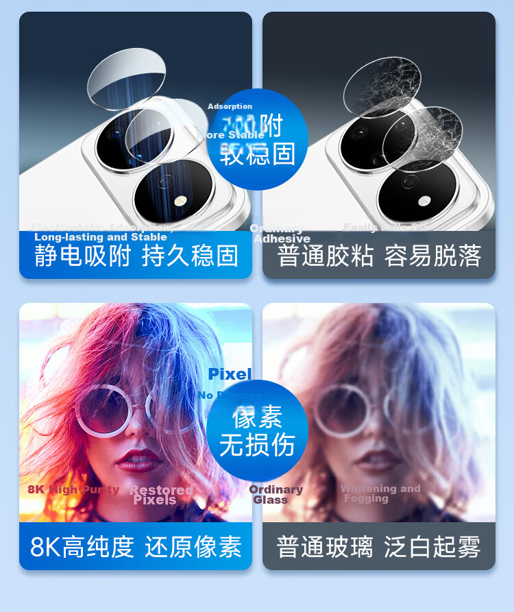 KOOLIFE [Value Pack of 2] Compatible with Huawei nova16 Pro Lens Protector Film, Rear Camera Protective Film for nova16pro, AR Anti-Reflective, Ultra-Thin, High-Definition, Drop-Resistant, Anti-Finger 2