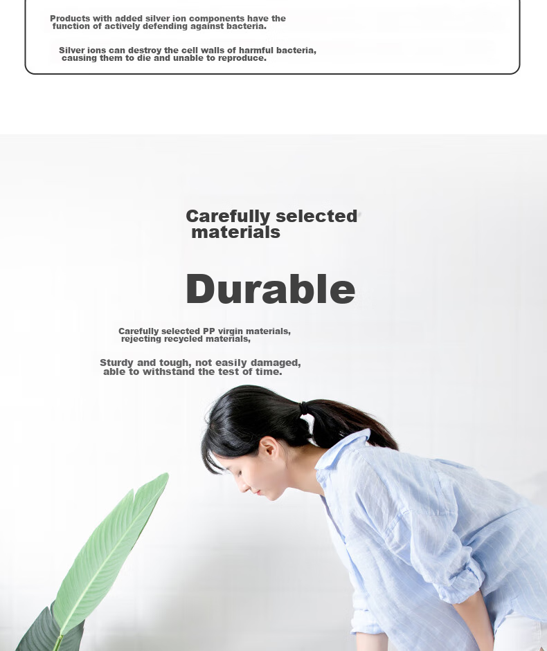 CHAHUA Toilet Brush Set with Extended Handle, Splash-Proof Long Bristles, Bathroom Cleaning Brush, Wall-Mounted 8