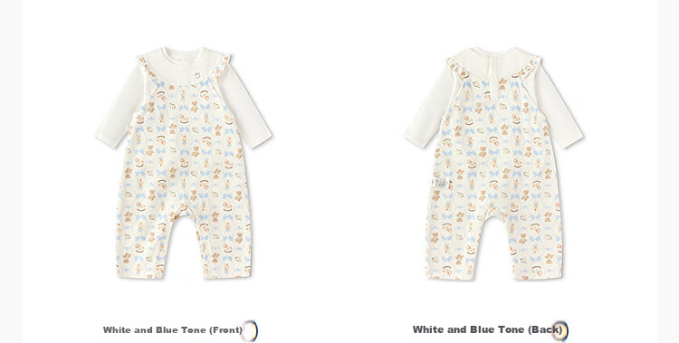 Balabala [balaOne] Kids Baby Outfit 2026 New Spring Suspender Pants Two-Piece Set Fashion 13