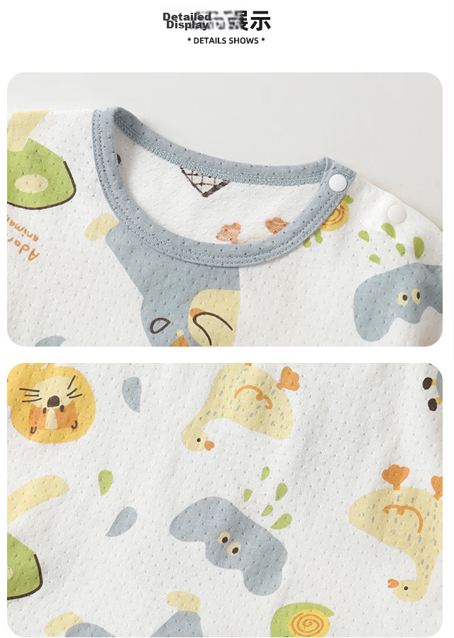 Kaka Panda Boys Simple Set Children's Short Sleeve Shorts Summer Outfit Girls Baby New Top Infant Two-Piece Set 11