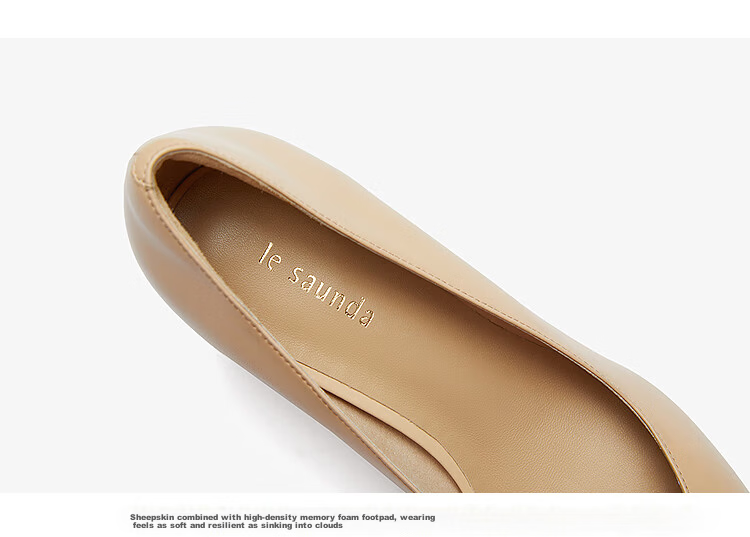 Laird & Sand 26 Spring Summer Fashion Elegant Commuter Low-Cut Stiletto Pumps Women Single Shoes 6M52301 Off-White OWK 38 8