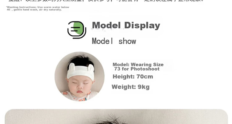 9i9 Baby Anti-Kick Quilt Breathable Cotton Sleepwear Autumn Pure Cotton Newborn Pajamas Cute Rabbit 0-1 Year Old 17