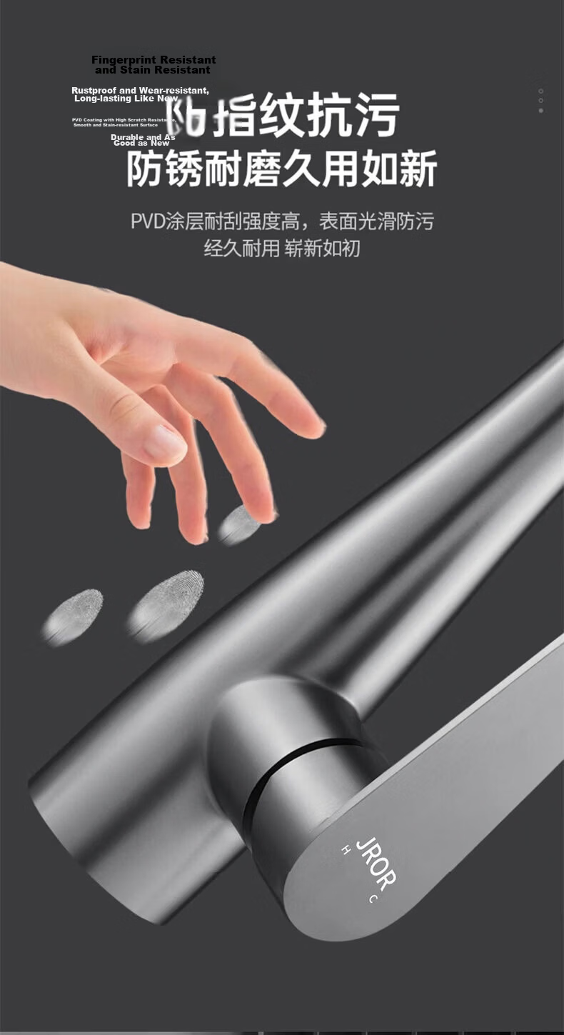 JROR [Germany] Stainless Steel Kitchen Faucet Pull-Out Sink Mixer Tap YG-6008 10