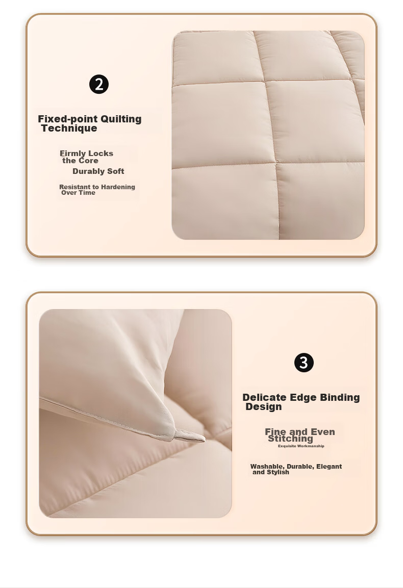 Grace A-Class 10% Soybean Velvet Winter Quilt Autumn and Winter Comforter 150*200cm 3.5 Jin 11