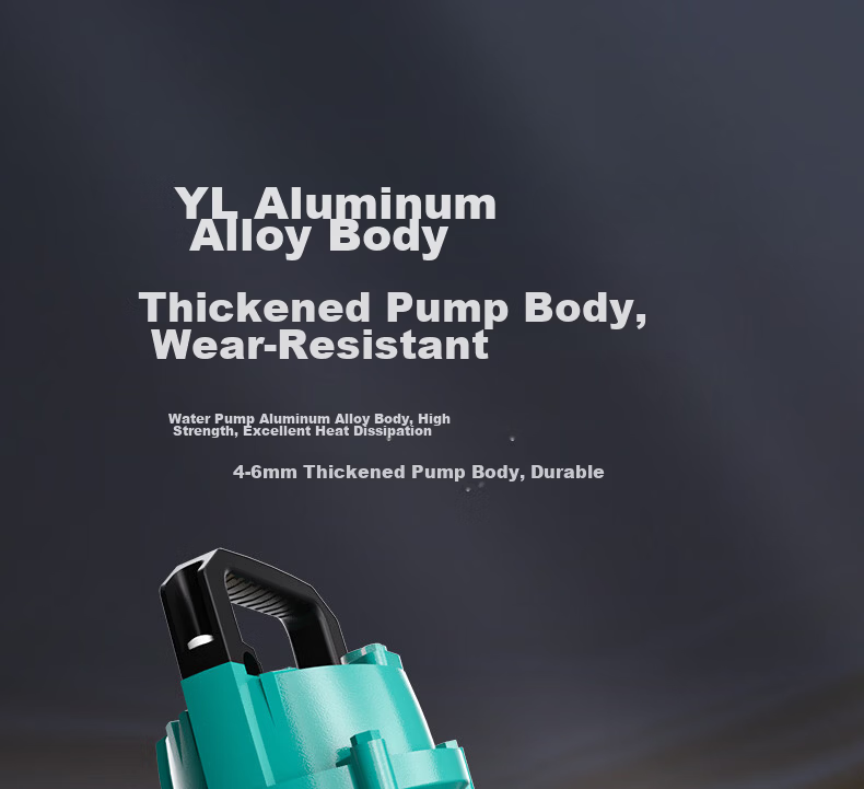 New Territory Cast Iron Pump Head Submersible Pump 220V Corrosion Resistant Durable High Flow High Lift Household Water Pump Irrigation Pump 28