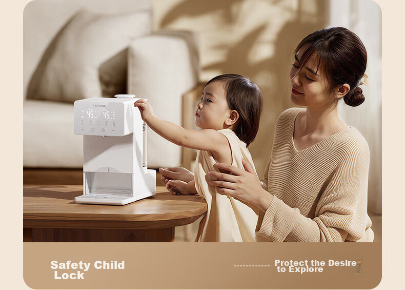 Quantitative Water Dispensing Baby Milk Maker Thermostatic Kettle Fully Automatic Water Supply Infant Milk Warmer Temperature Control Milk Mixer 40