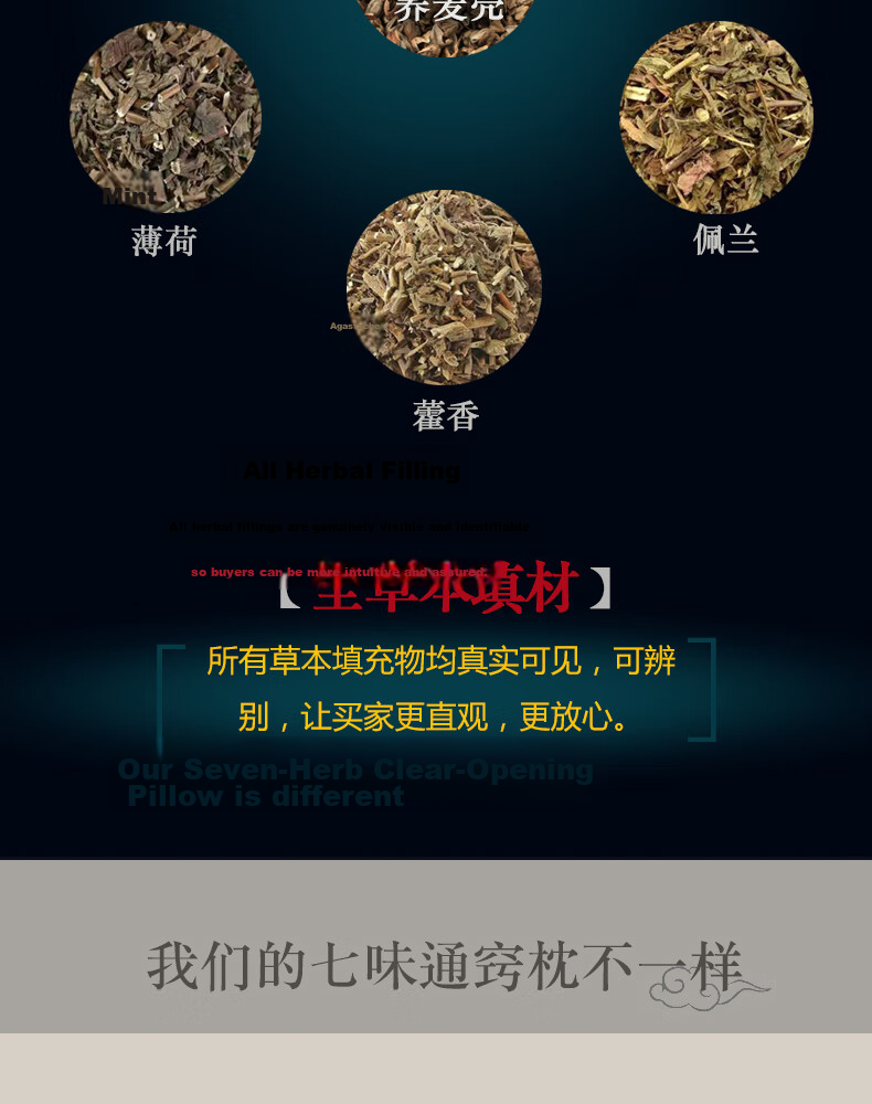 Shangfan Nasal Congestion Pillow Sinapis Flower Cocklebur Sinus Pillow Runny Nose Sneezing Allergy Herbal Pillow for Adults and Children 7