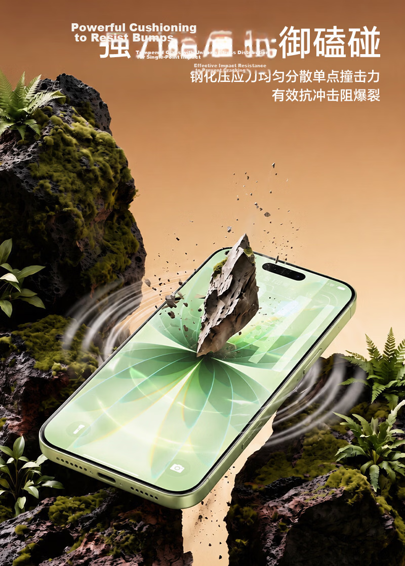 Langke [Privacy Screen Protector | Ultra Drop Resistant] Tempered Glass for iPhone 17/16 Pro, Full Coverage HD Anti-Dust, Explosion-Proof, Anti-Fingerprint Screen Protector with Cleanroom Technology 2